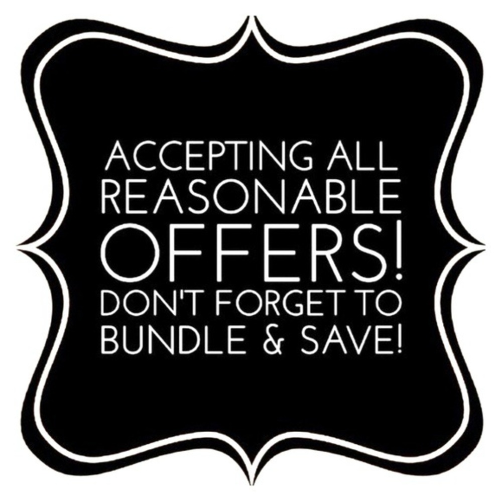 SEND ANY OFFERS! Don’t forget to bundle and save as well!